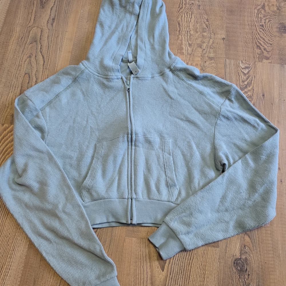 Skims Soft Ribbed Cropped Jacket